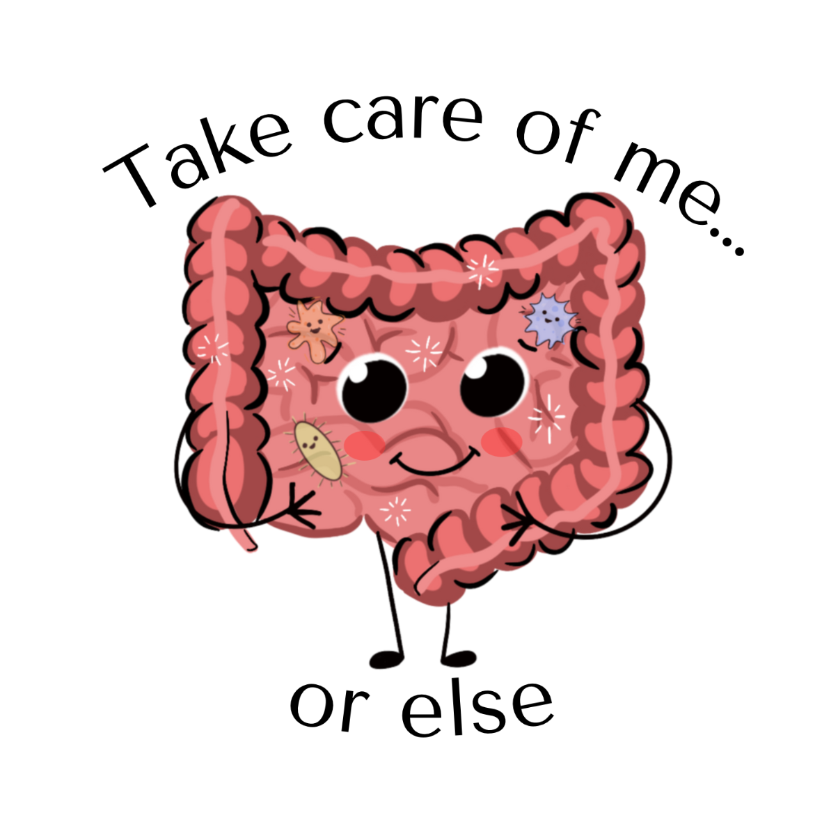 Take Care of Me Or Else Sticker