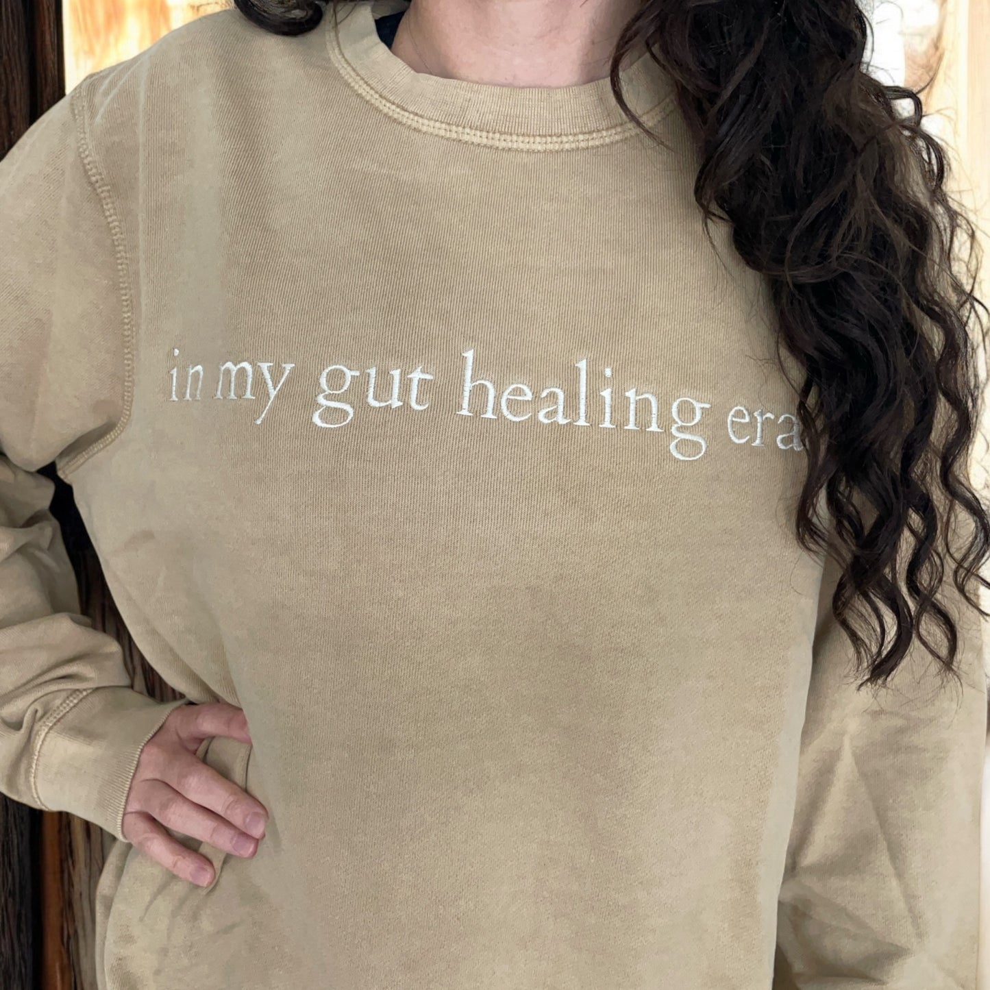 In My Gut Healing Era Crewneck Sweatshirt